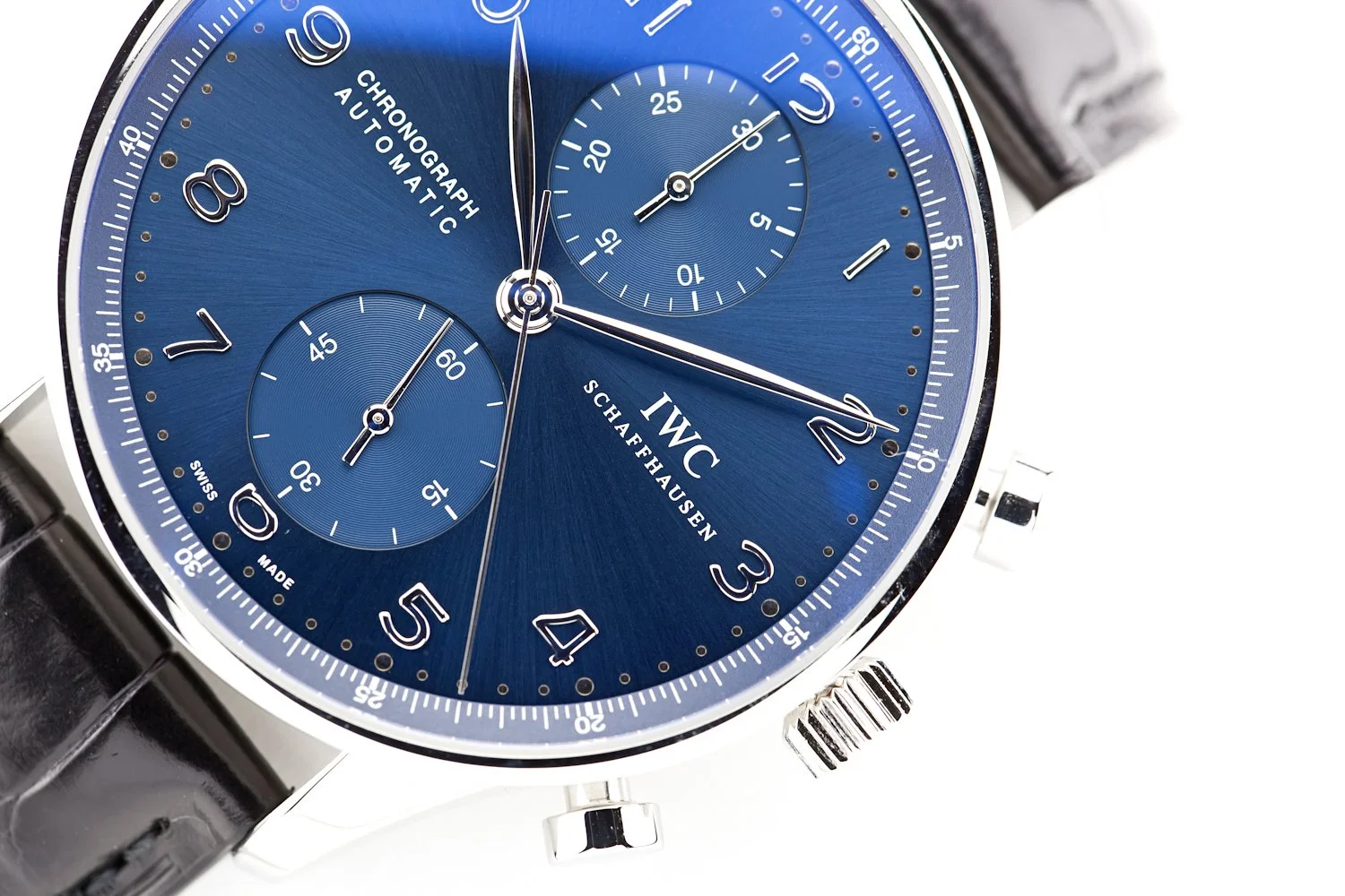 IWC Portugieser Chronograph 41mm Blue Dial IW371606 Watch Exchange Co